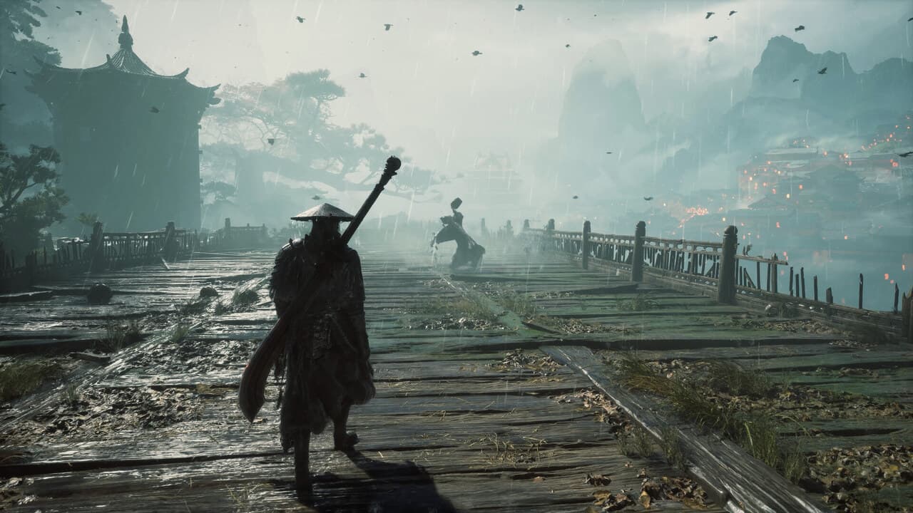 Phantom Blade Zero official rain-soaked combat screenshot