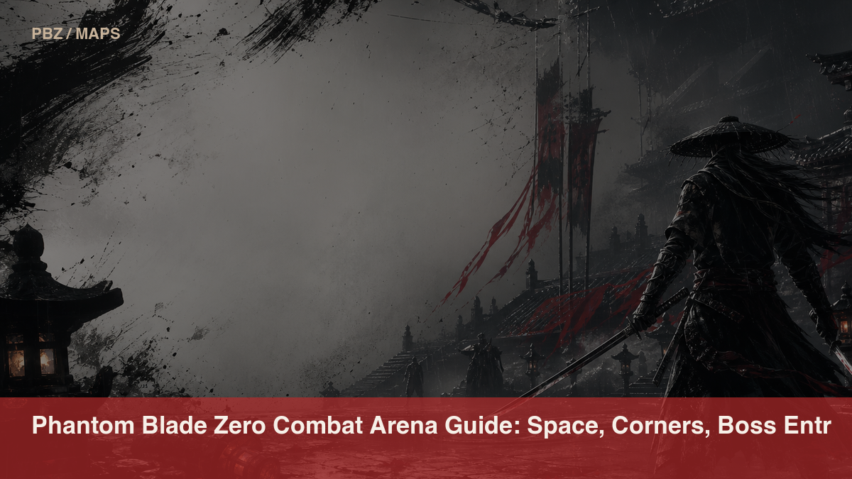 Phantom Blade Zero Combat Arena Guide: Space, Corners, Boss Entrances, and Camera Safety official or store media reference