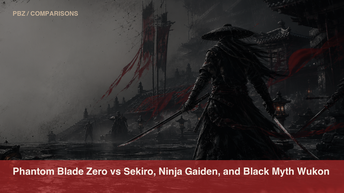 Phantom Blade Zero vs Sekiro, Ninja Gaiden, and Black Myth Wukong: Which Action Fans Should Watch It? official or store media reference